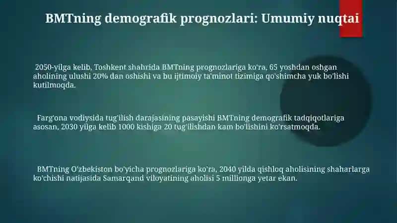 BMTning demografik bashoratlari 3