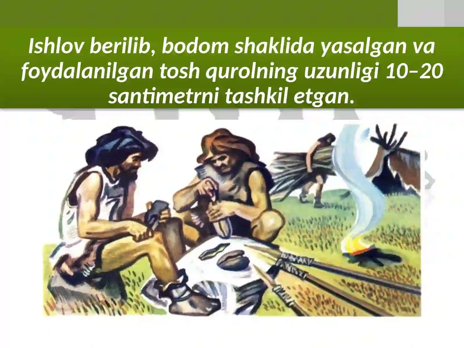 Qadimgi  odamlarning  mehnat  qurollari 3