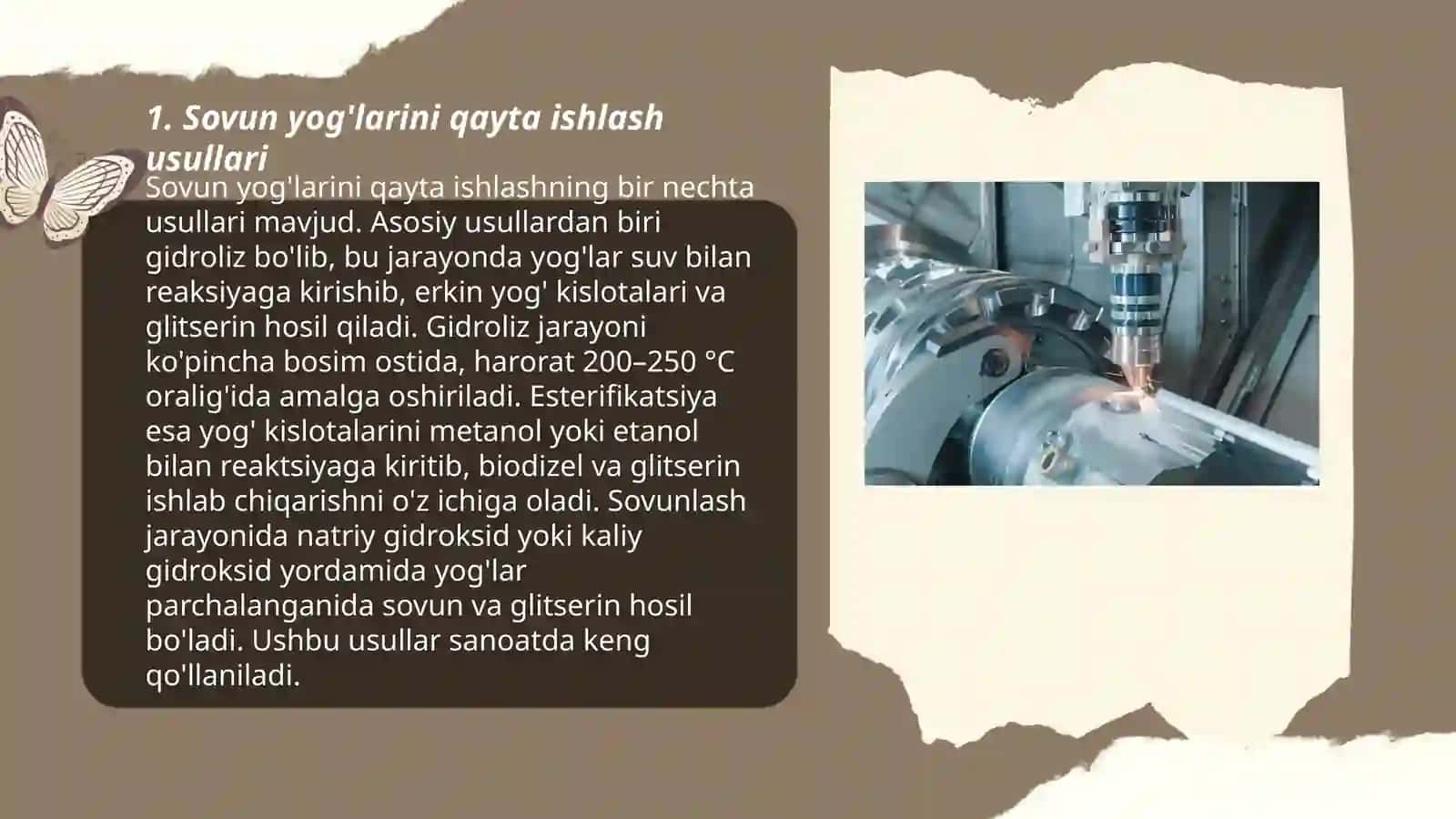 Sovun yog'larini qayta ishlash usullari 3