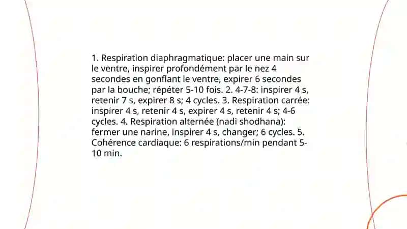 Respiration Techniques for Stress Reduction 3