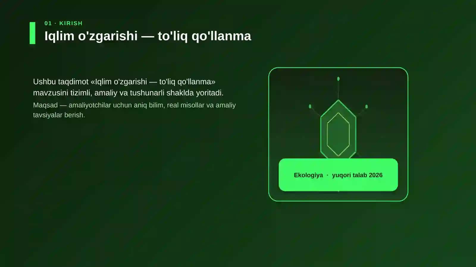 Iqlim o'zgarishi — to'liq qo'llanma 3
