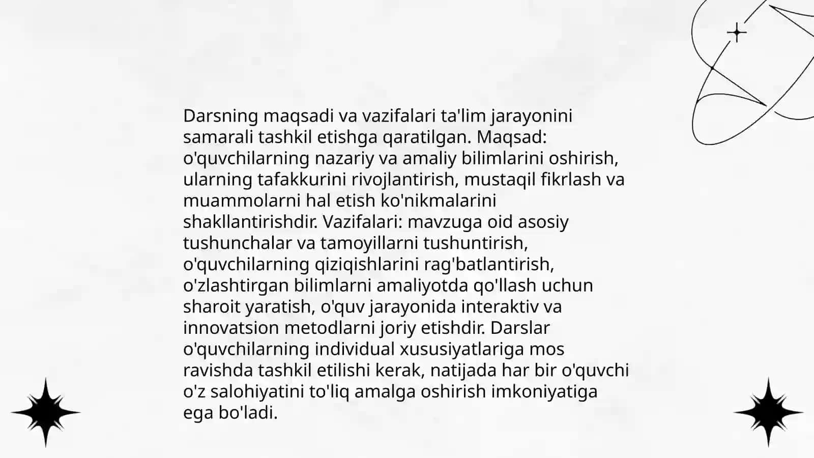 Dars Reja Konspekti 3