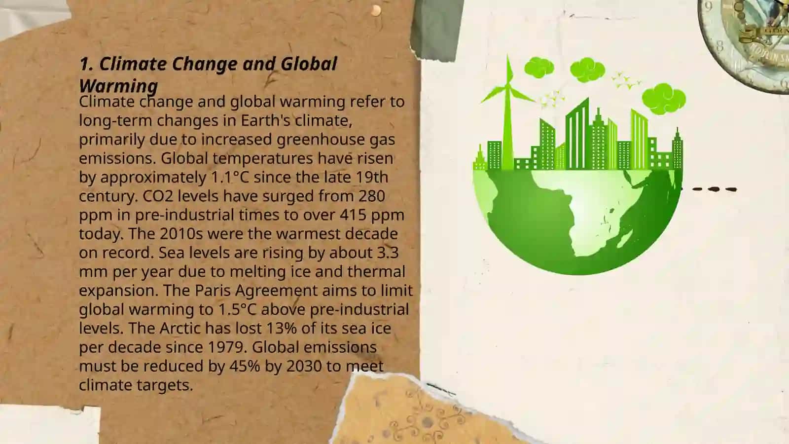 Plan: Climate Change and Global Warming 3