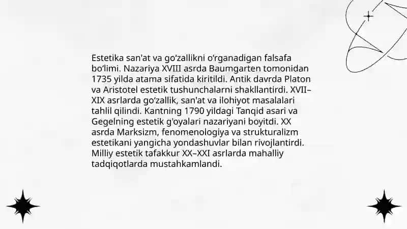 Estetika 3