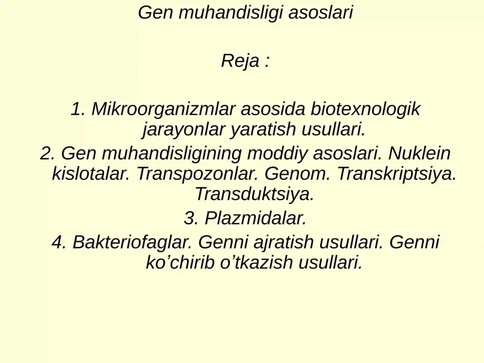 Genetika, Yengilbiyo, Gen muhandisligi 3
