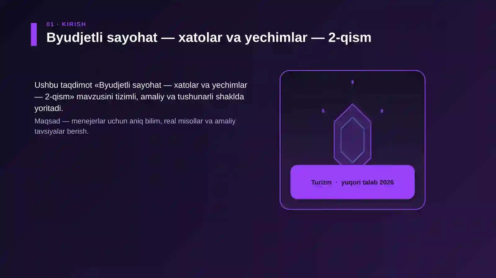 Byudjetli sayohat — xatolar va yechimlar — 2-qism 3