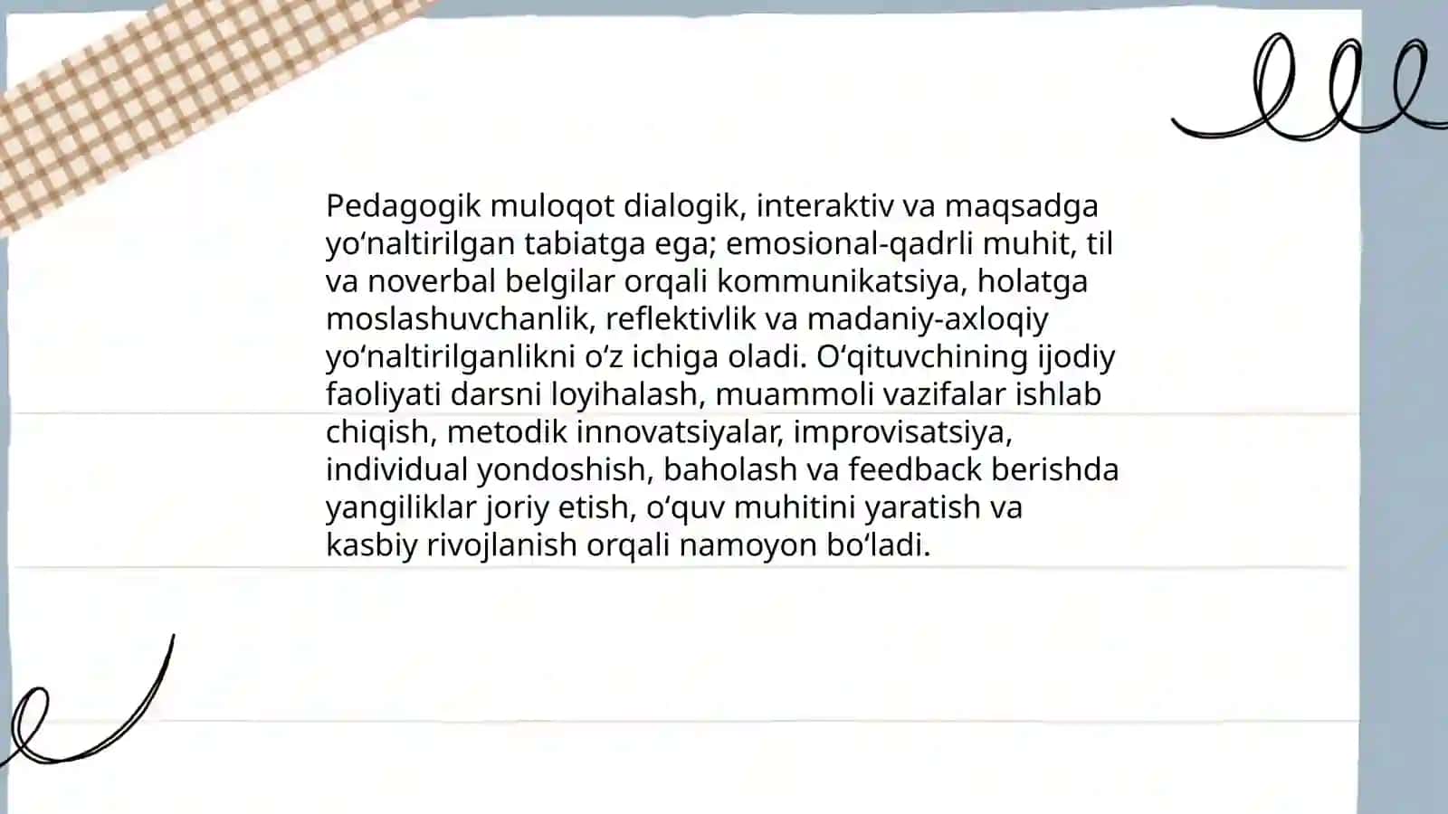 Pedagogik Muloqotning Faoliyati 3