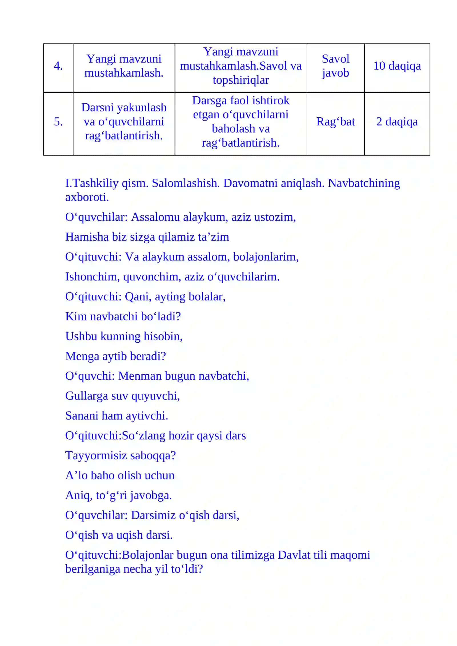 2-sinf o'qish Kitobga sodiq bo'ling Dars ishlanma 1 chorak 3
