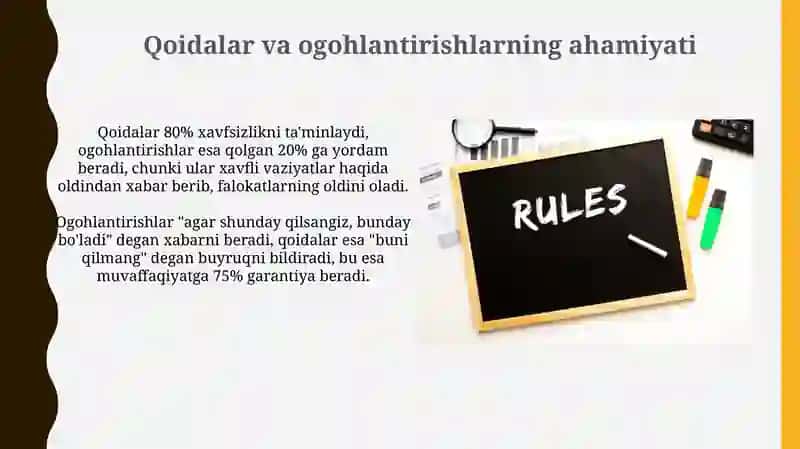 Rules and Warnings 3