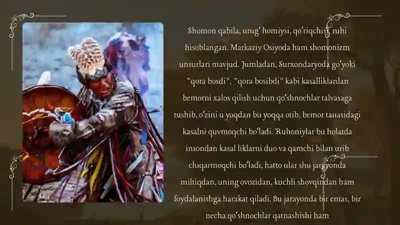 Shomonlik Marosimlari 3
