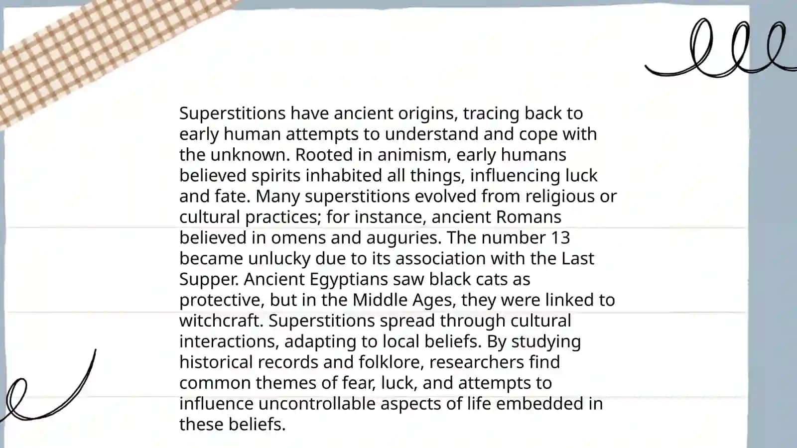 Superstitions: Origins, Evolution, and Cultural Impact 3