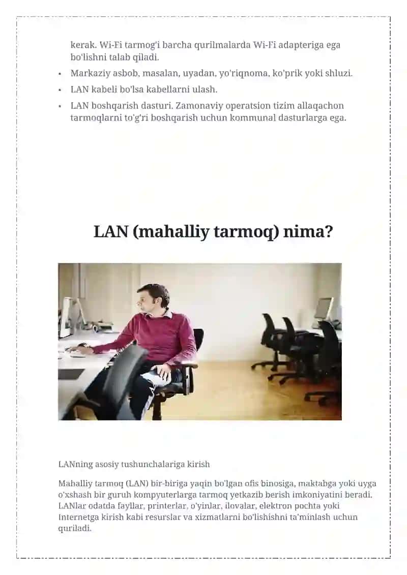 LAN nima? 3