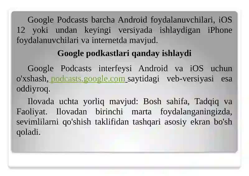 Google Podcasts 3