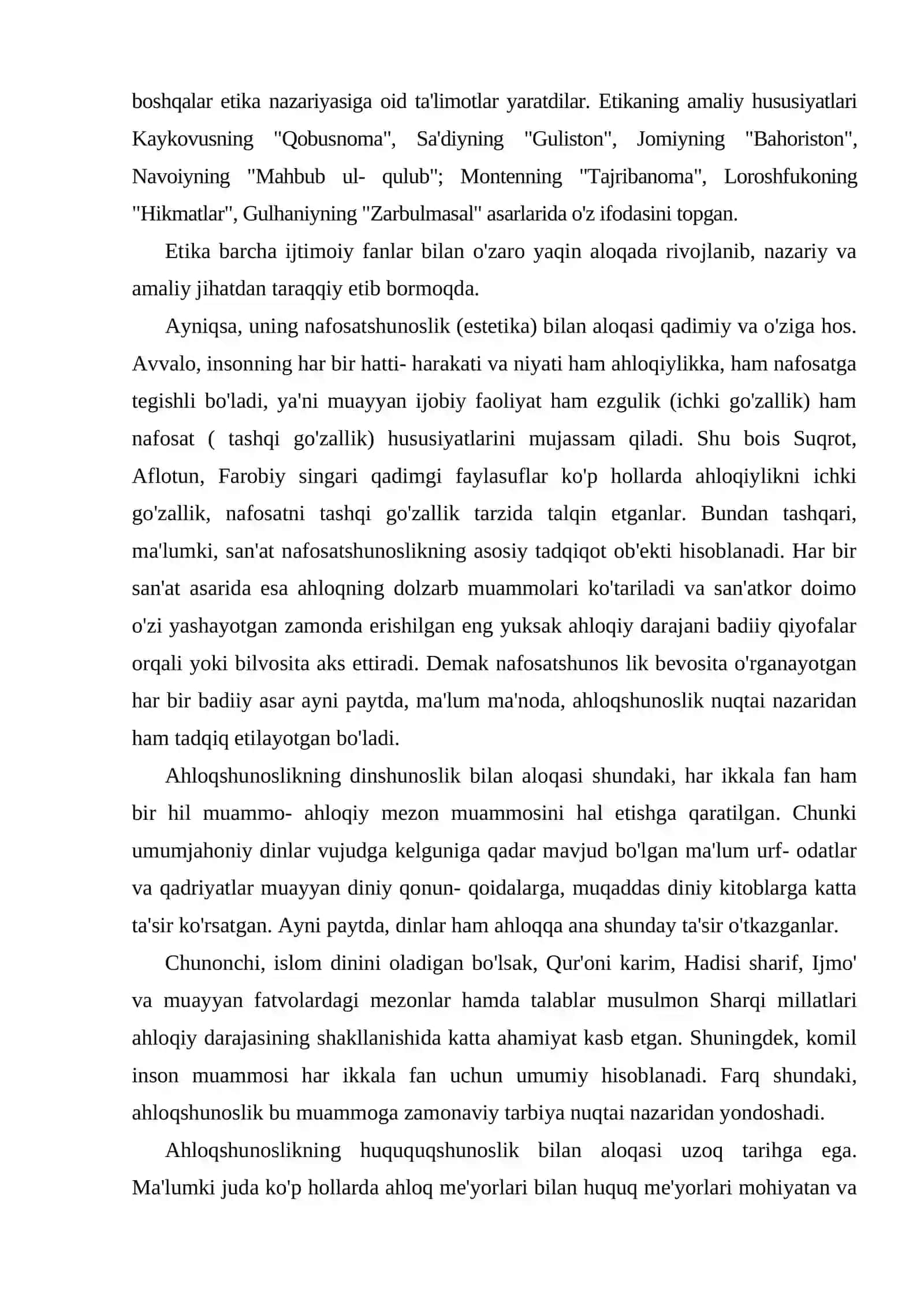 Axloqiy mulohazalar 3