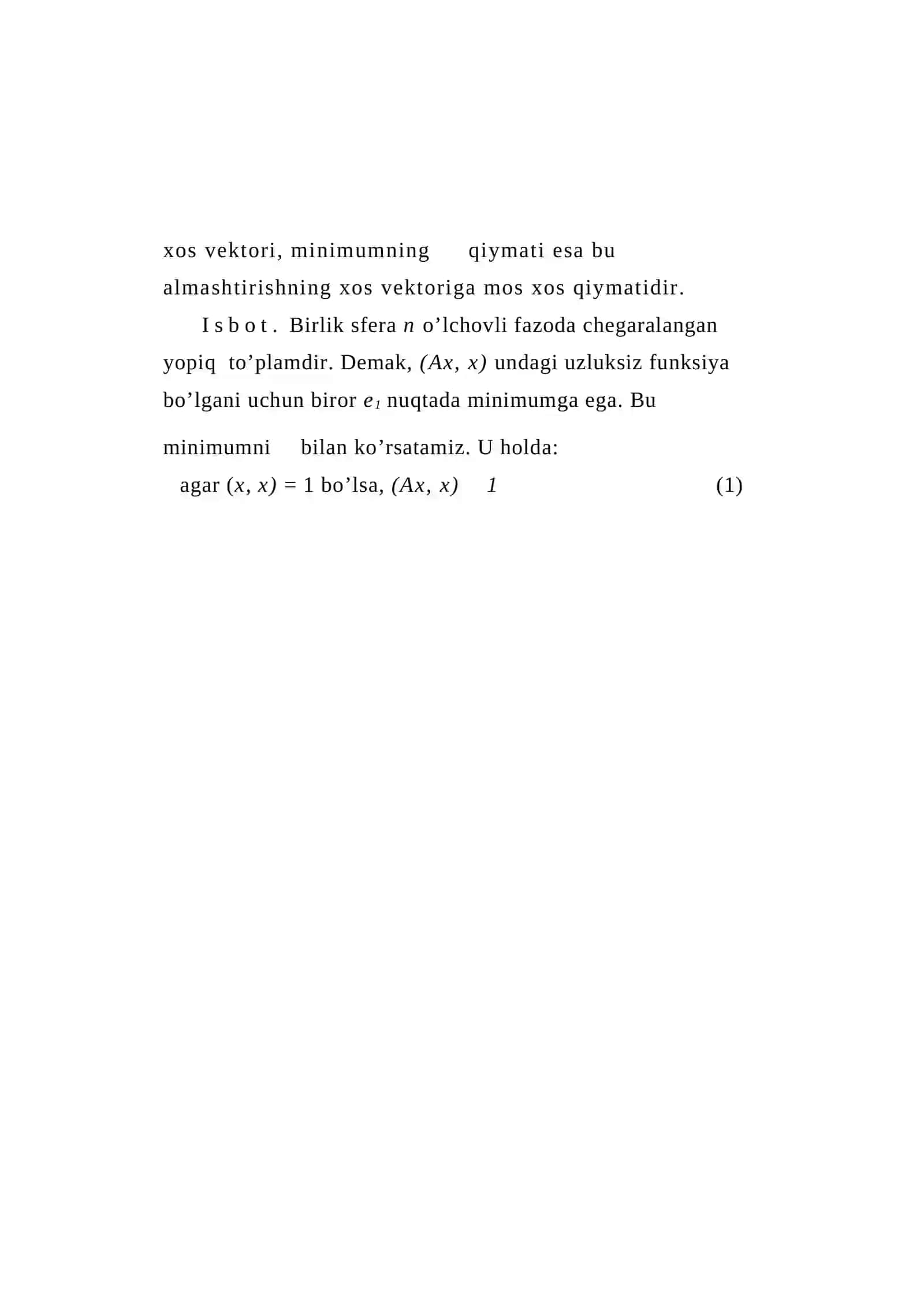 Ekstremal xossalari 3