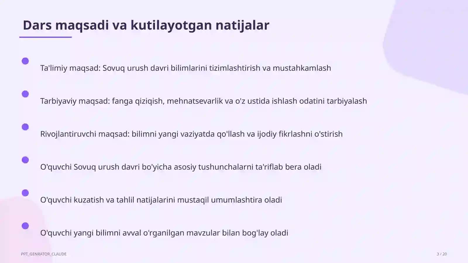 Sovuq urush davri (10-sinf) 3