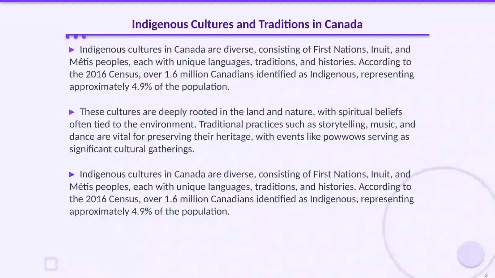 Indigenous Cultures and Traditions in Canada 3