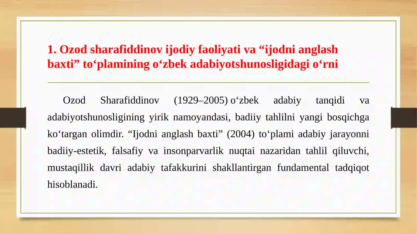 O'zbek adabiy tanqidi tarixi 3