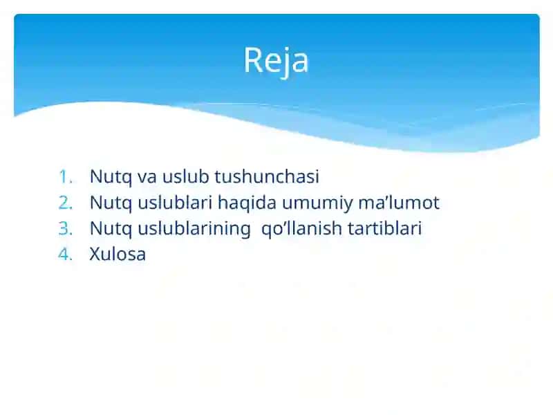 Nutqning uslubiy shakllari 3