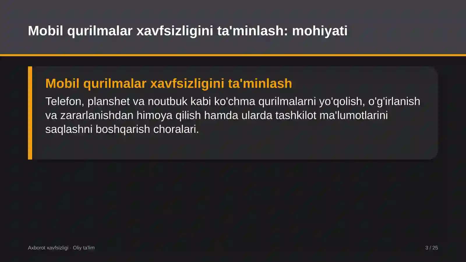 Echkichilikda mobil qurilmalar xavfsizligini ta'minlash 3
