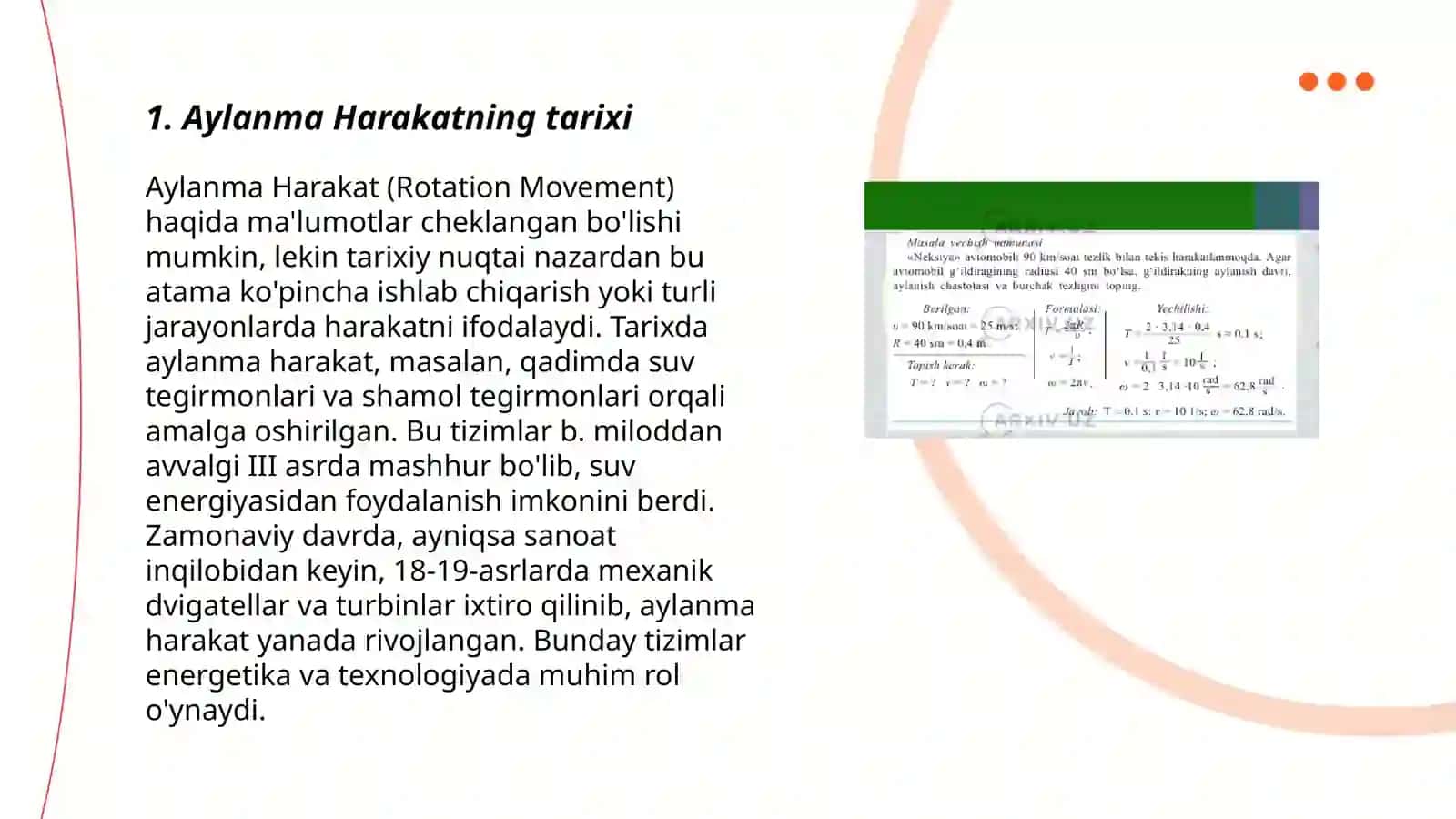 Aylanma Harakat 3