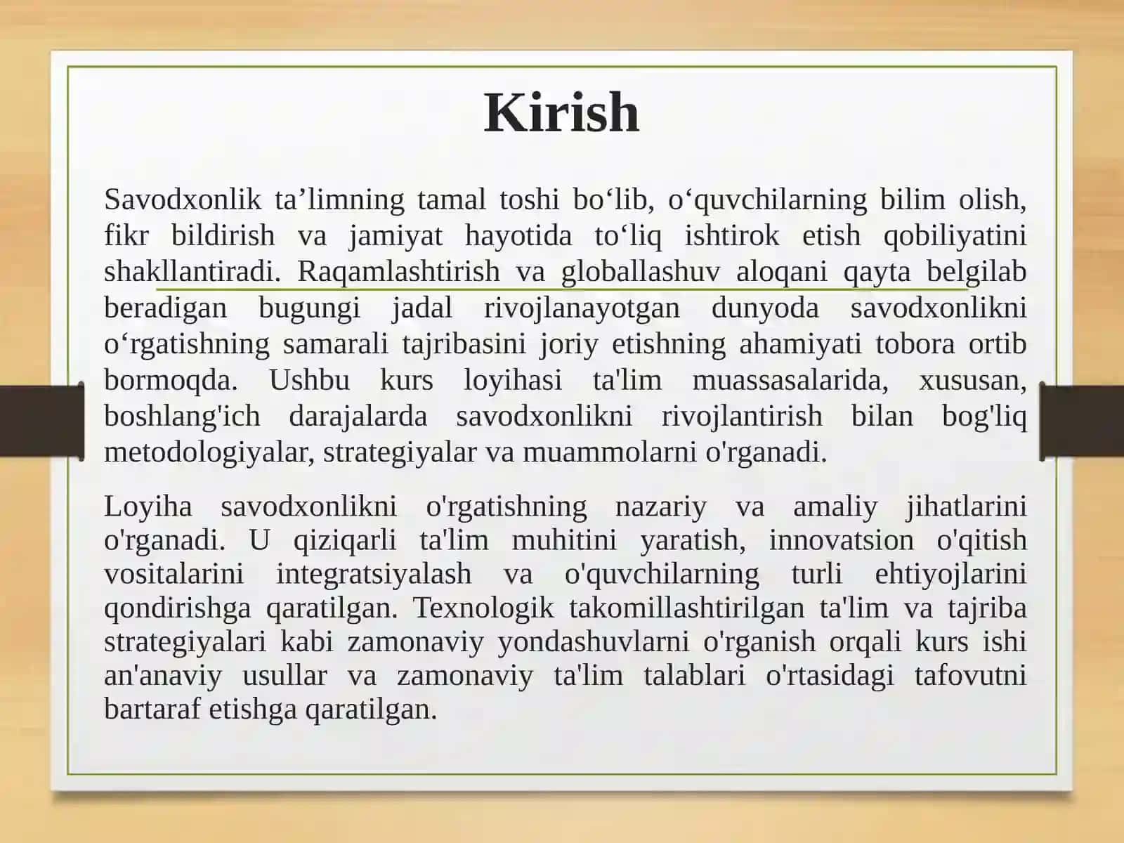 KURS LOYIHASI 3