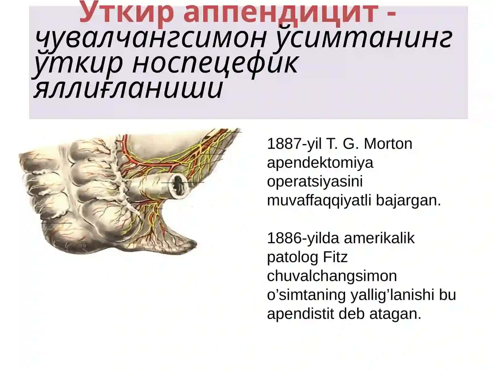 O`tkir va surunkali appenditsit 3