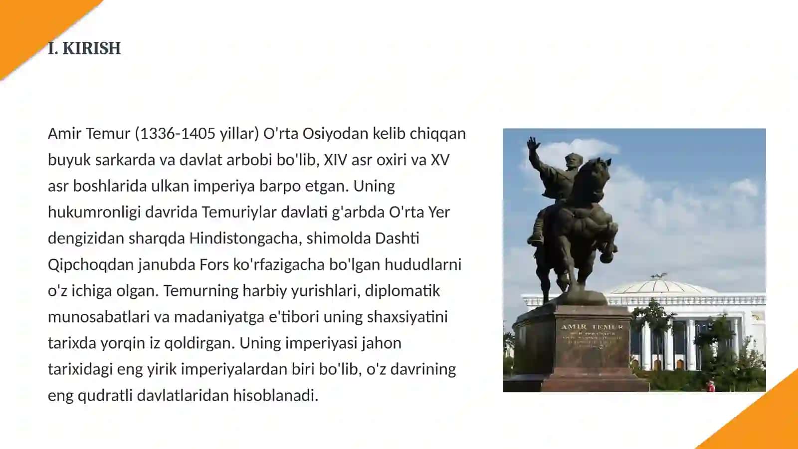 Amir Temur: Davlat, Madaniyat va Miras 3