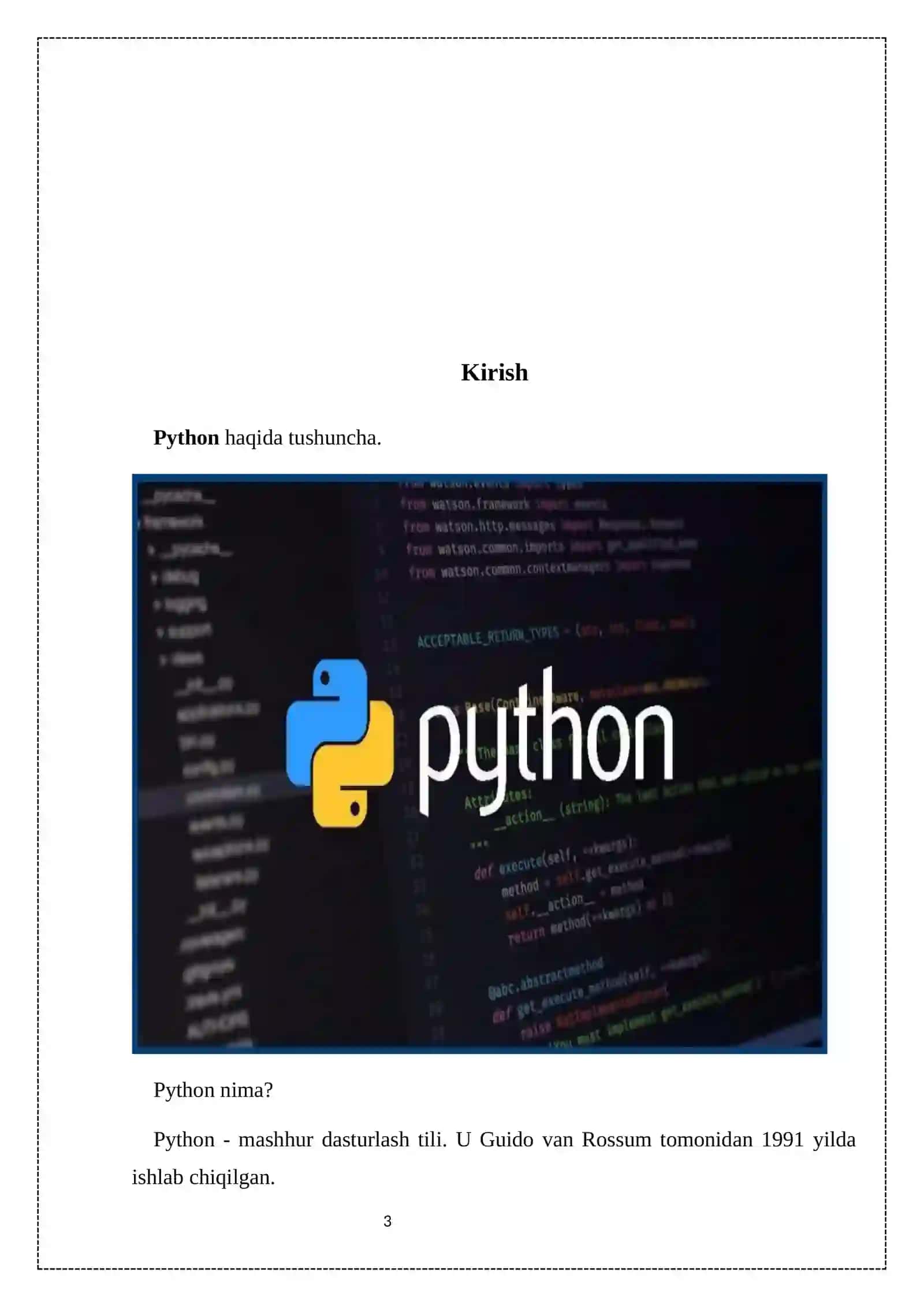 Python dasturlash tilida foydalanuvchi grafik interfeysi bilan ishlash 3