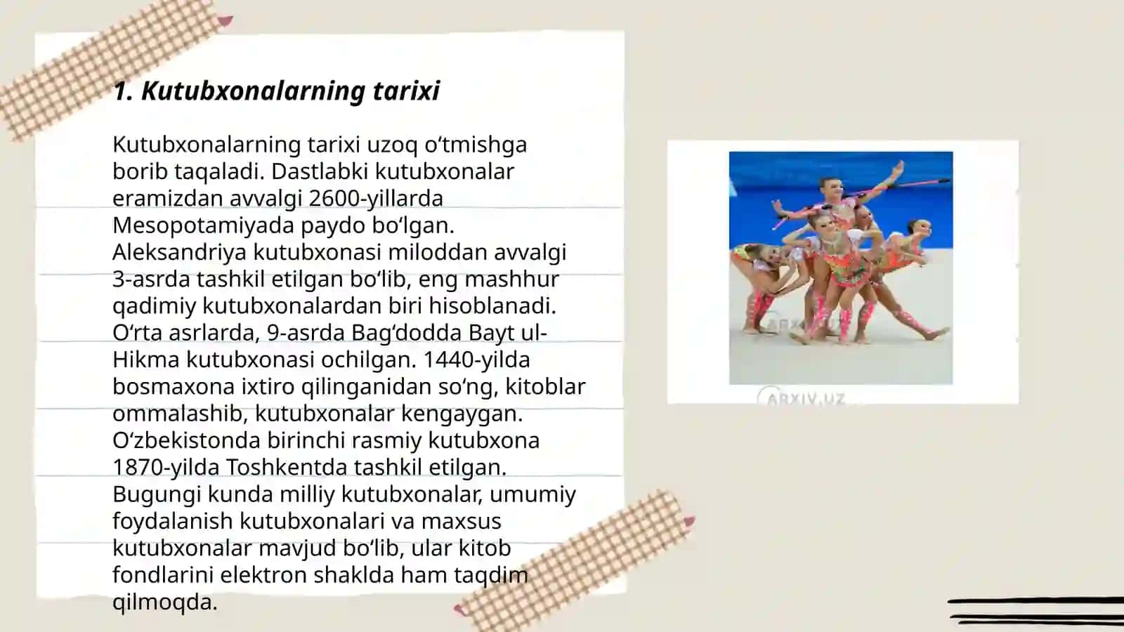 Kutubxonalarning Tarixi 3