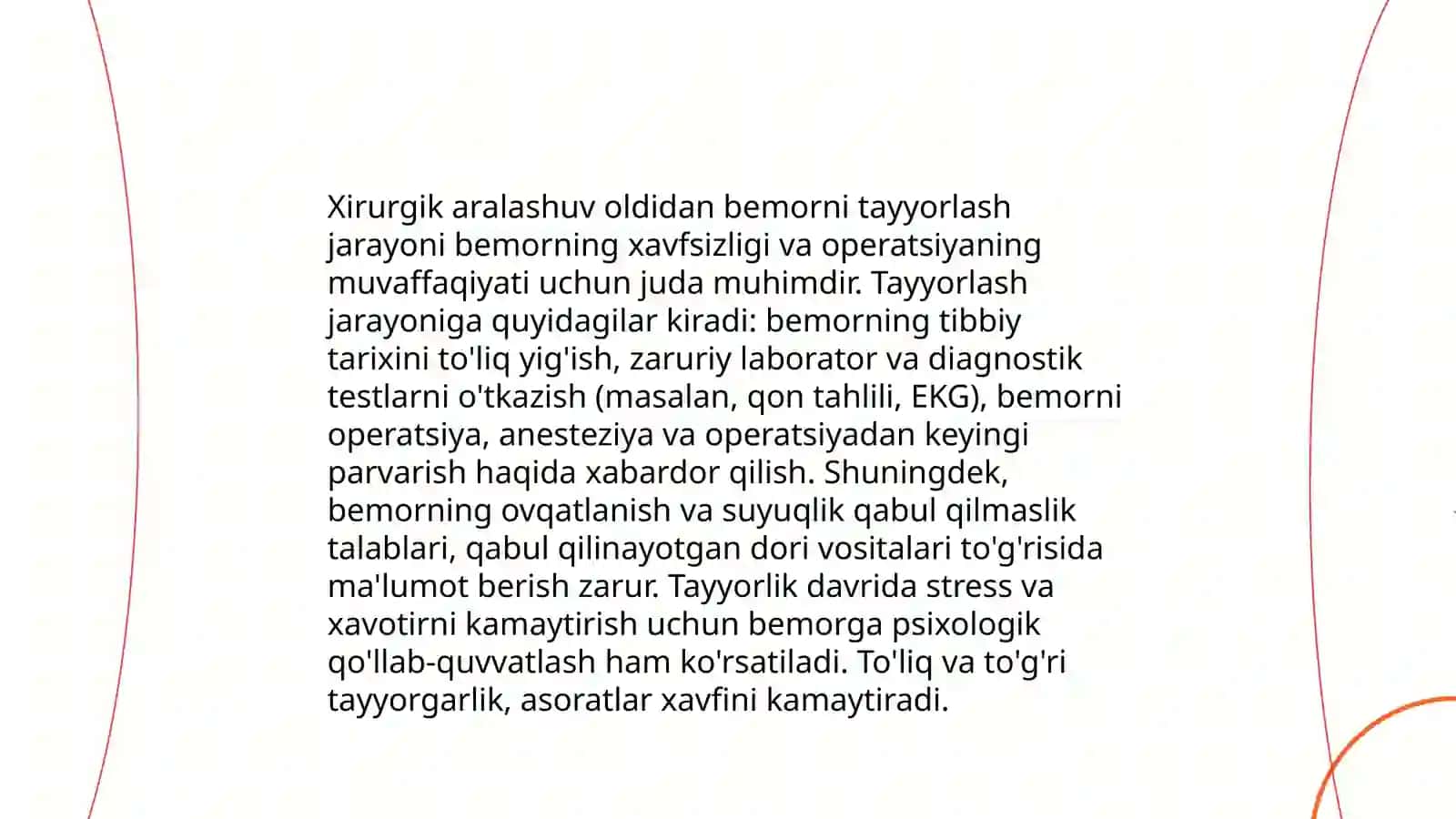Xirurgik bemorlarni parvarish qilish 3