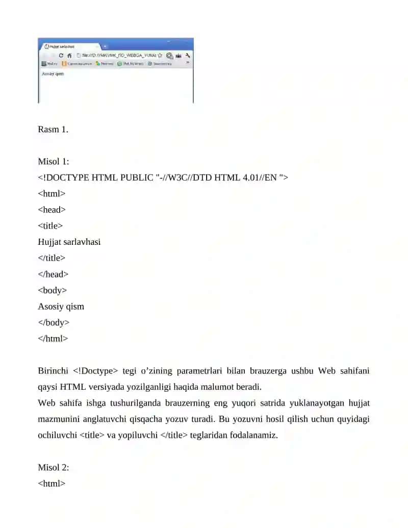 Html tili 3