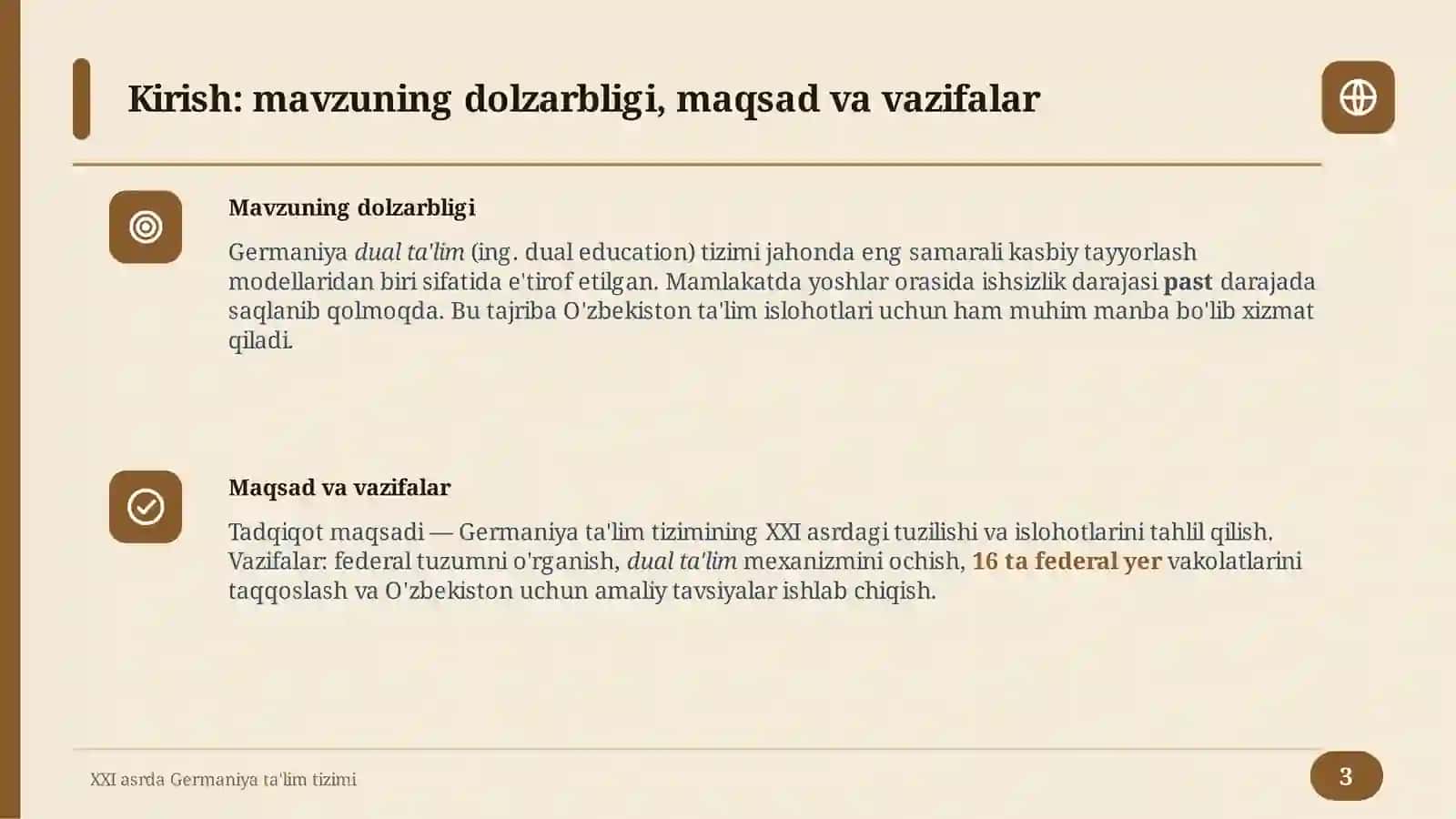 XXI asrda Germaniya ta'lim tizimi 3