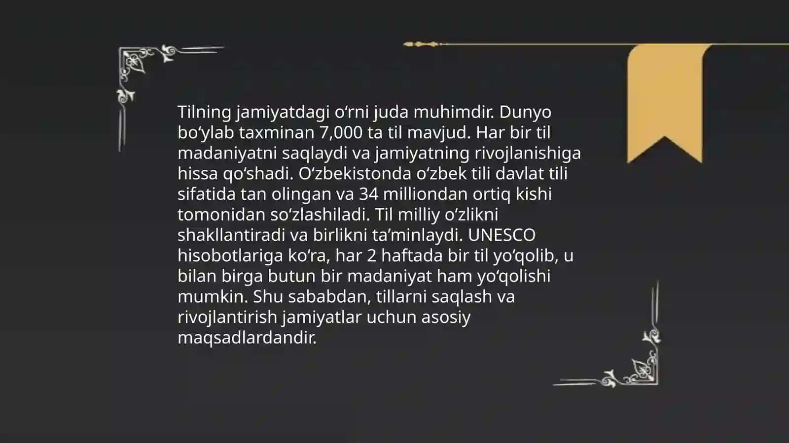Til, nutq va tafakkur 3