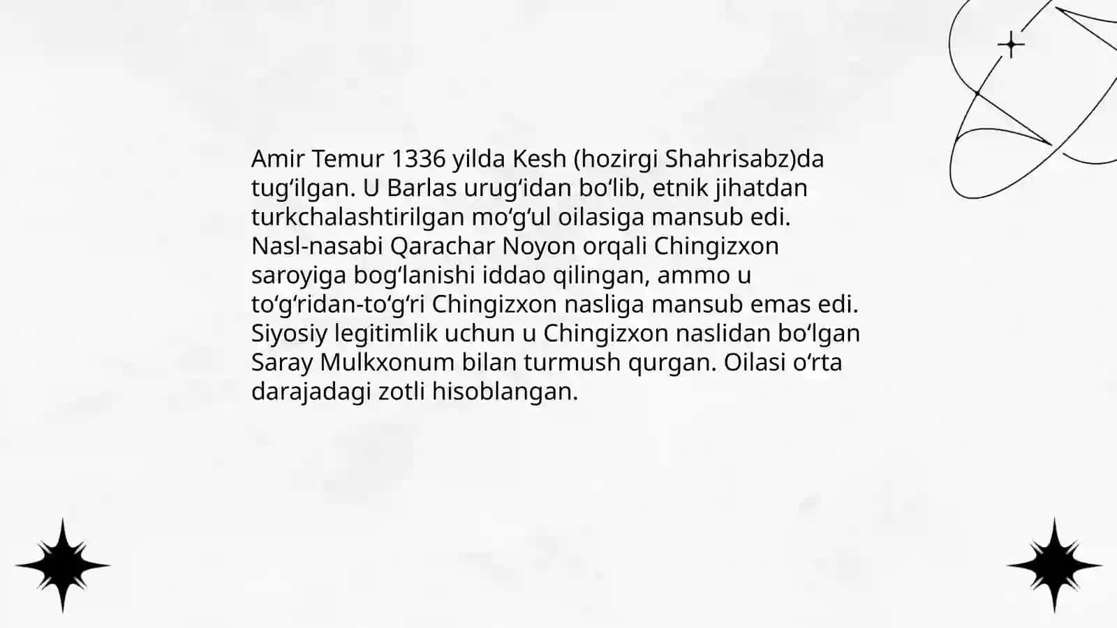 Amir Temur hayoti va faoliyati 3