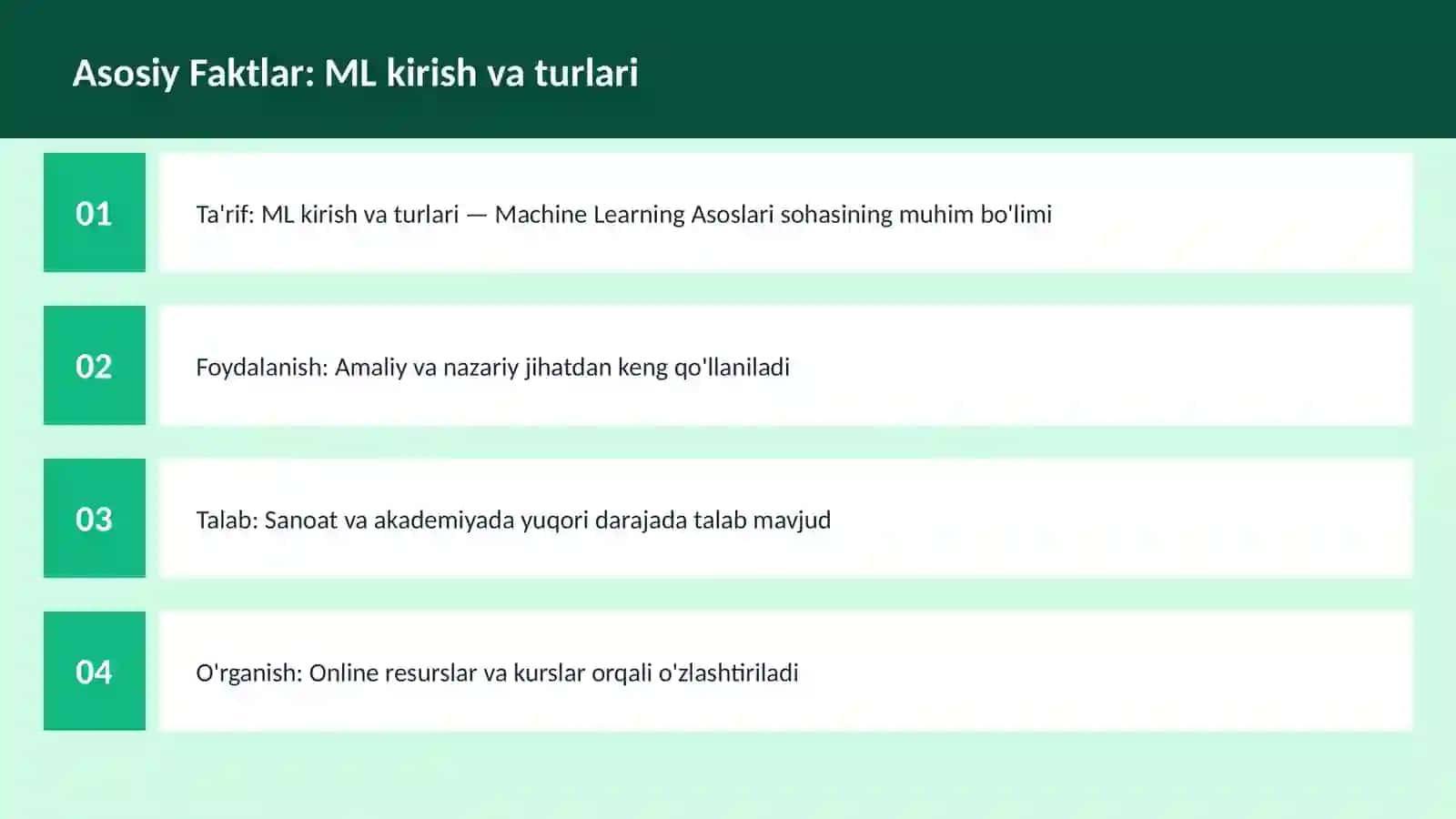 AI | MACHINE LEARNING ASOSLARI 3