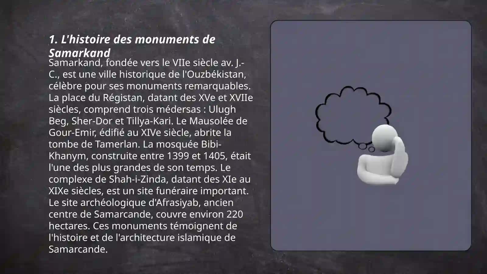 Les monuments historiques de Samarkand 3