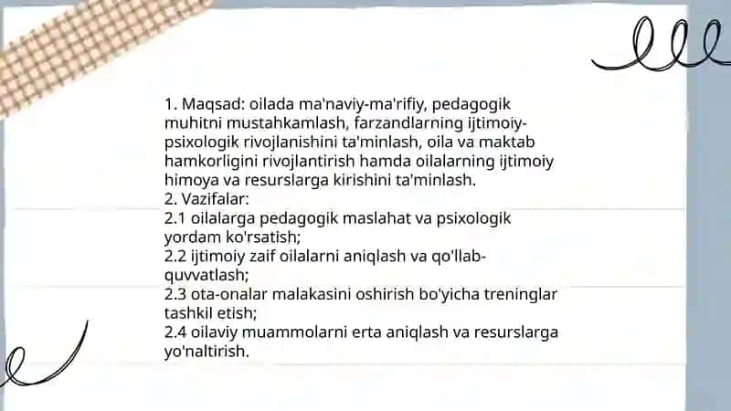 Oila bilan ijtimoiy pedagogik faoliyat 3