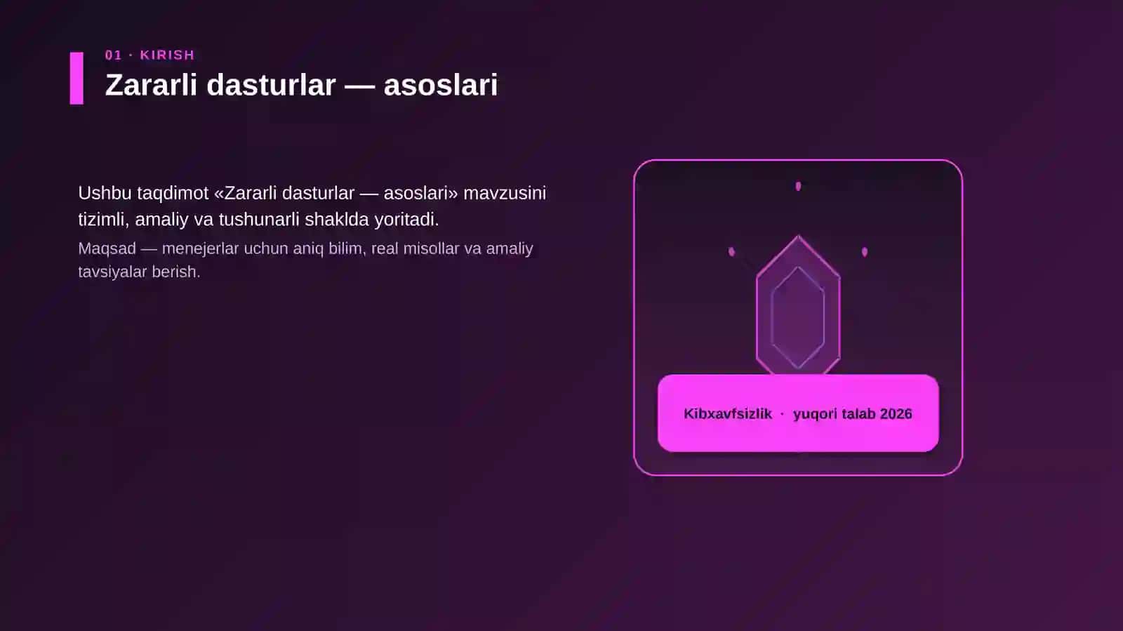 Zararli dasturlar — asoslari 3