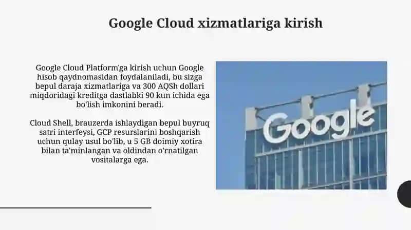 Google Cloud xizmati 3