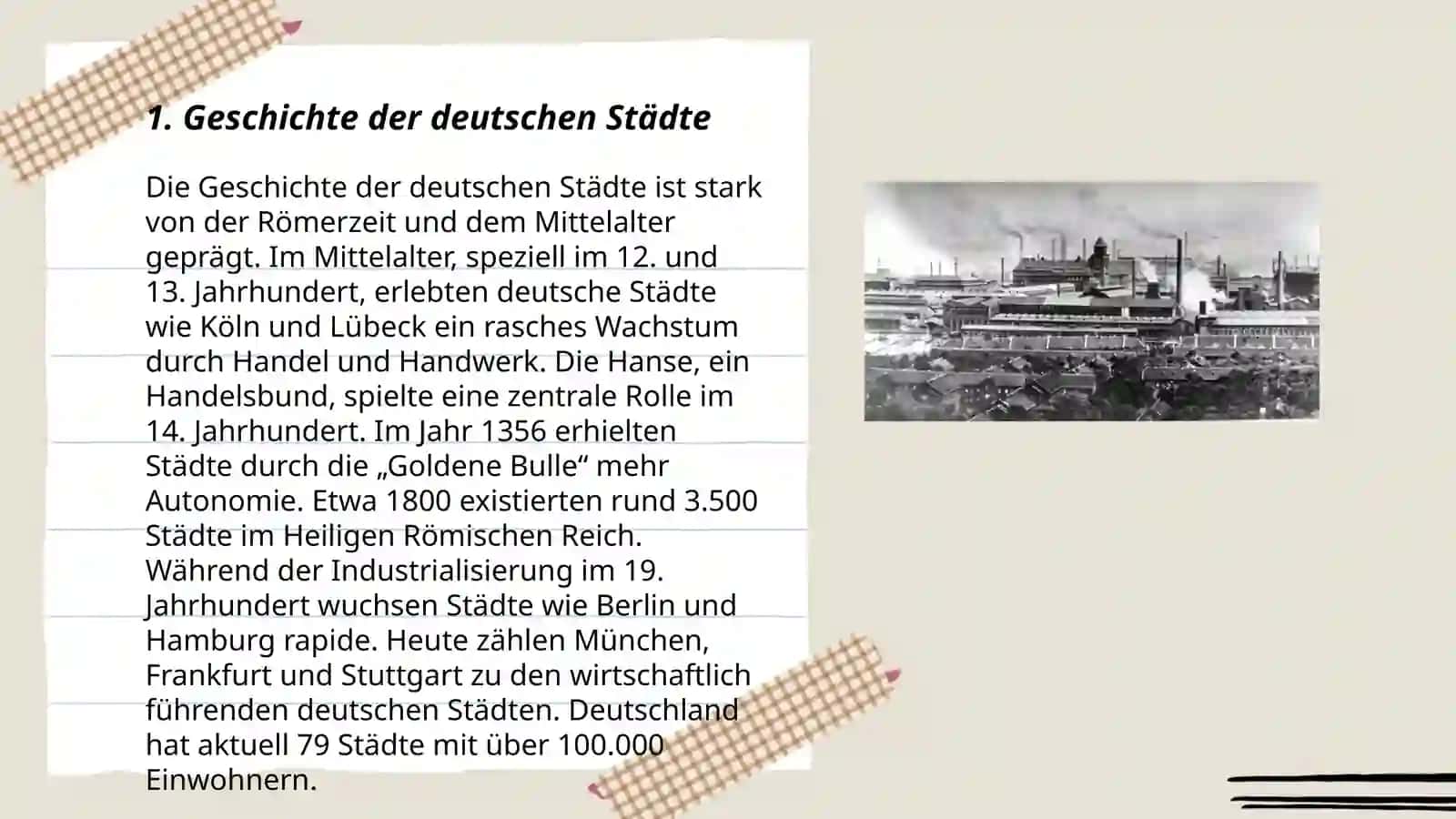 Die Geschichte der deutschen Städte 3