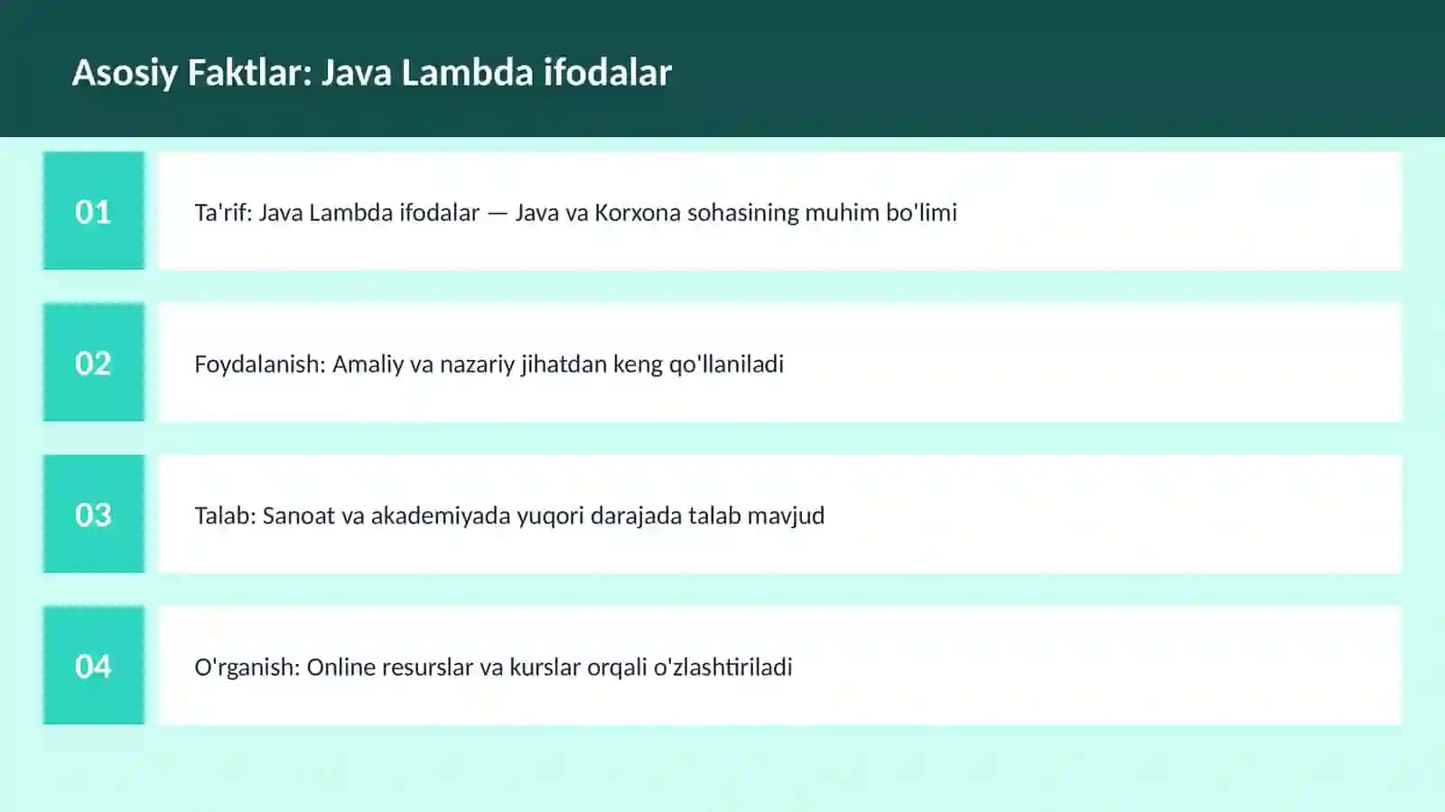 Java Lambda ifodalar 3