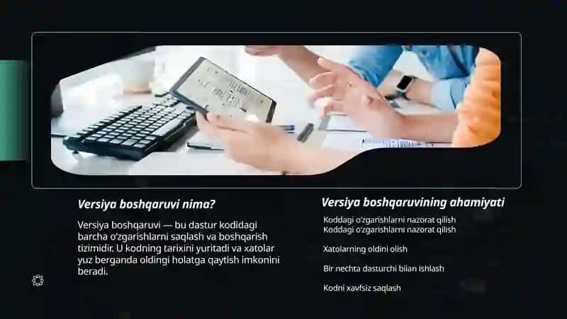 VEB DASTURLASHDA GIT VA VERSIYA BOSHQARUVI 3