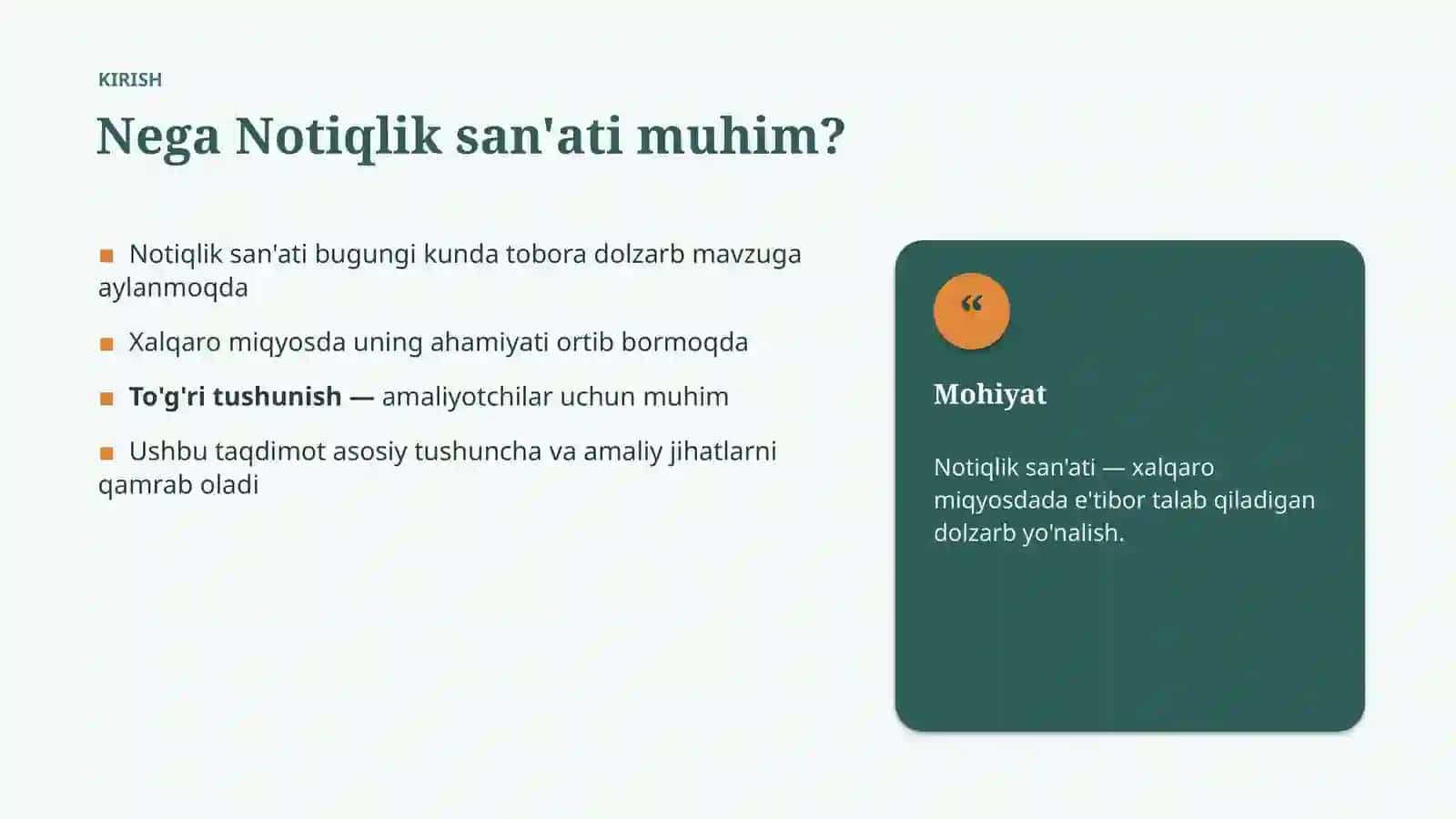 Notiqlik san'ati 3