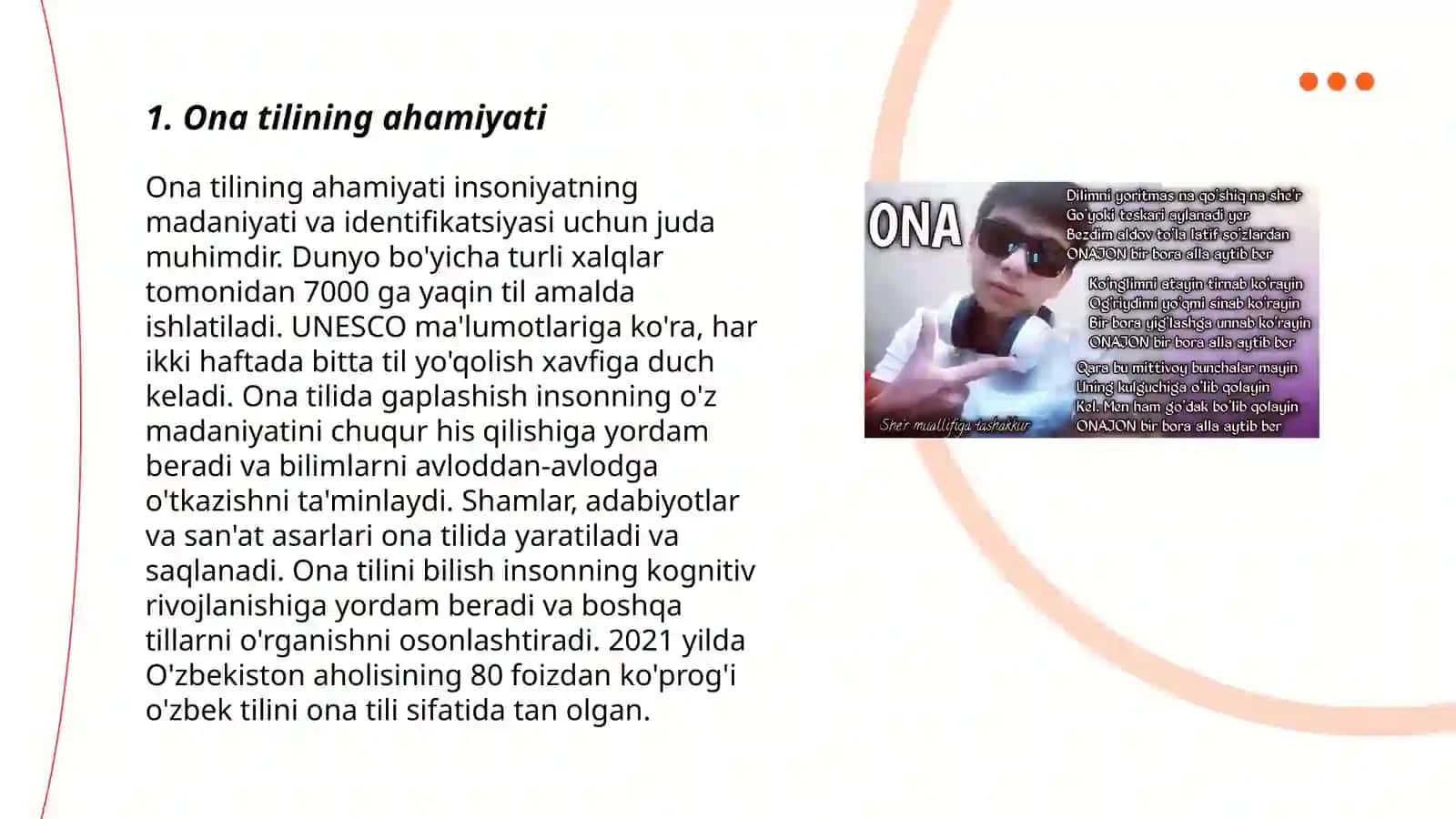Ona tilim-or nomusim 3