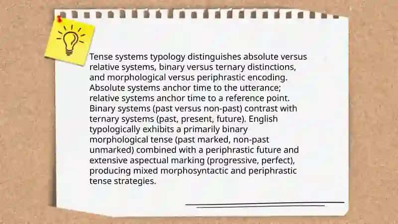 Typology of grammatical categories 3