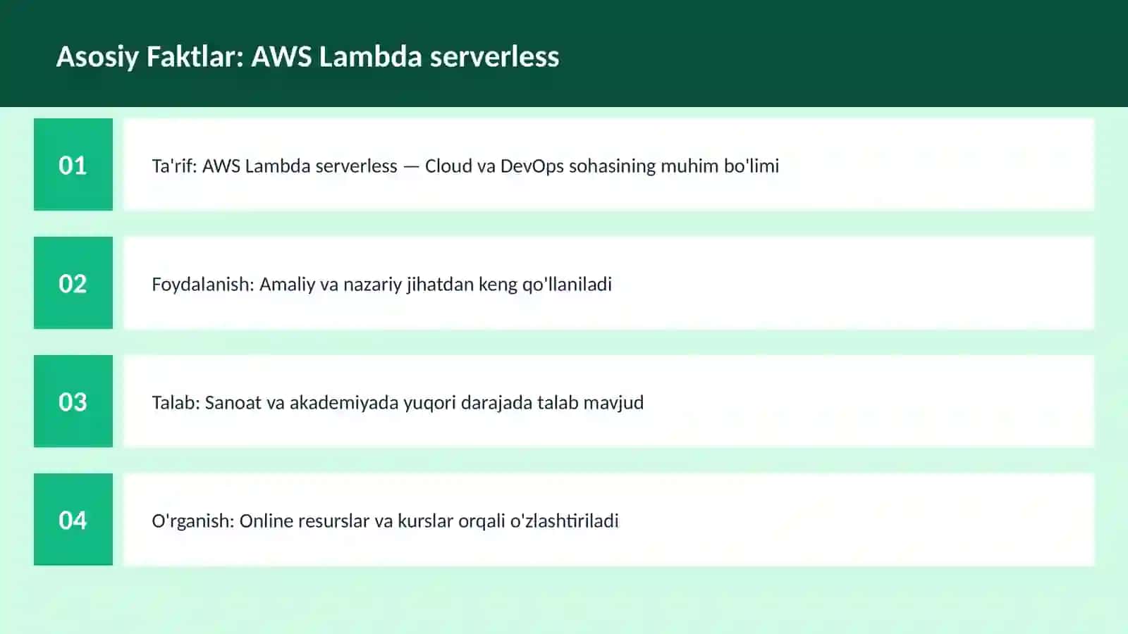 AWS Lambda serverless 3