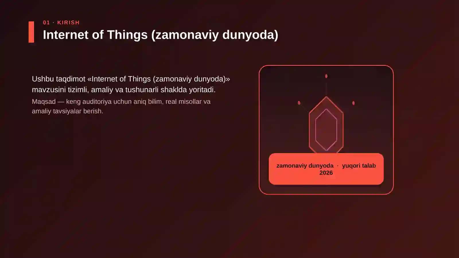 Internet of Things (zamonaviy dunyoda) 3