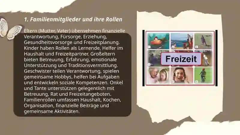 Familienrollen in der Familie 3