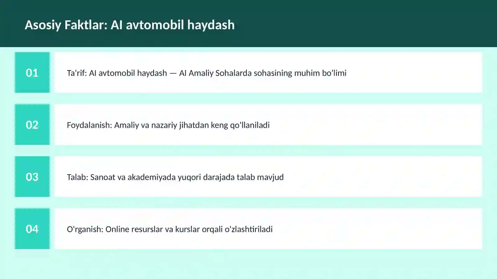 AI avtomobil haydash 3